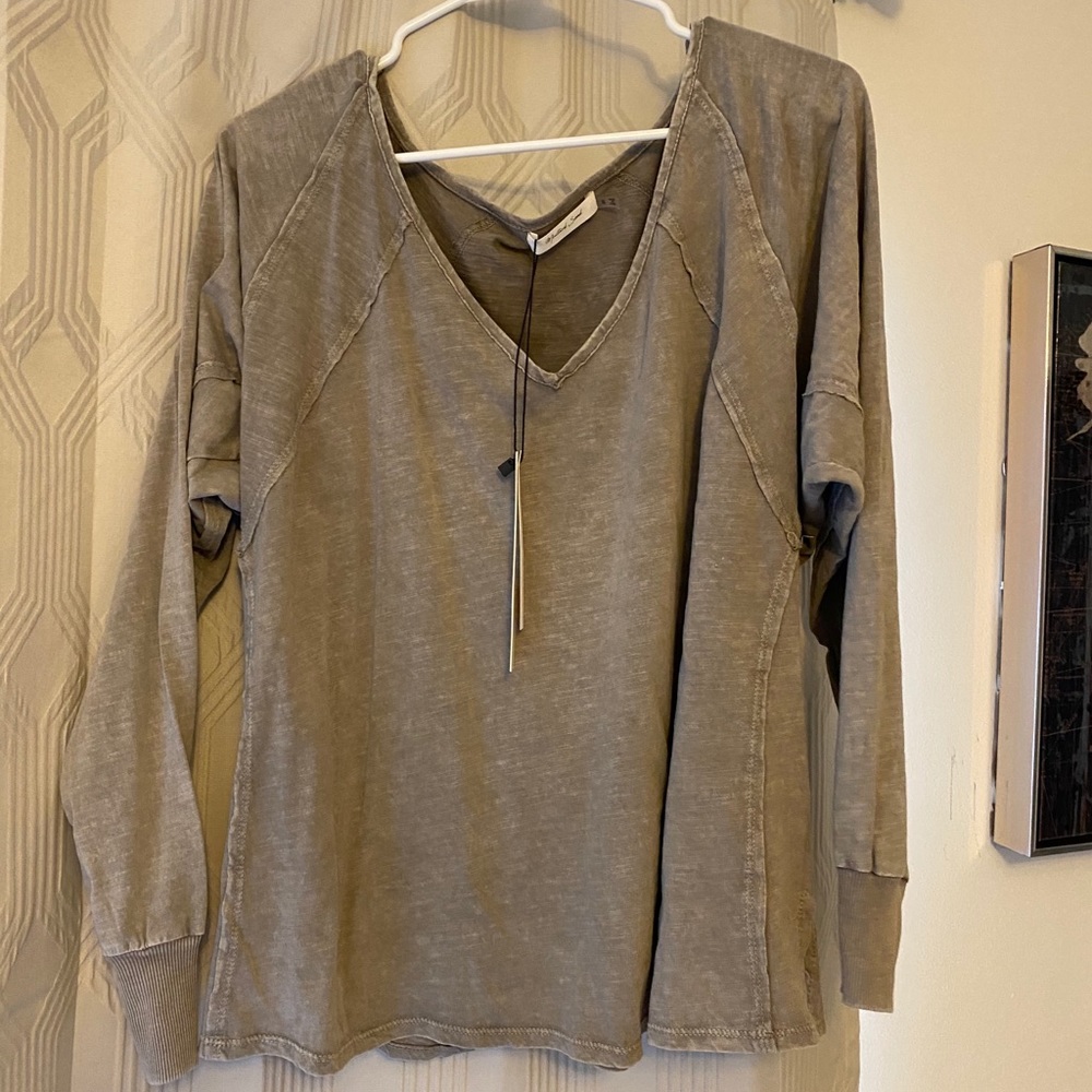 Cute light brown shirt